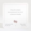 Carton d'invitation mariage Envolée