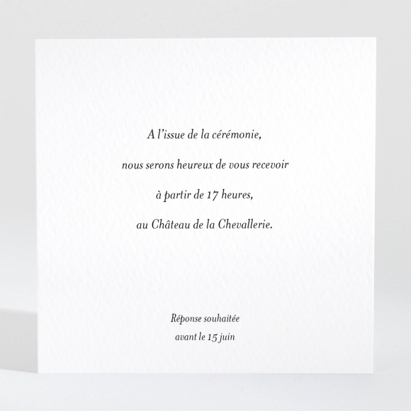 Carton d'invitation mariage Vendée