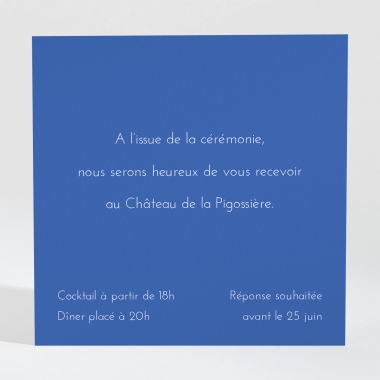 Carton d'invitation mariage Nantes