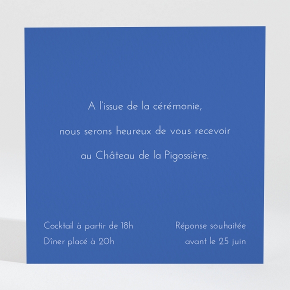 Carton d'invitation mariage Nantes