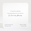 Carton d'invitation mariage Lyon