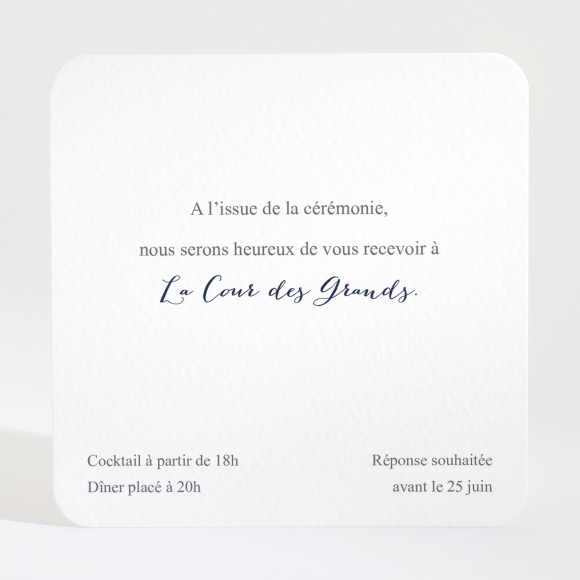 Carton d'invitation mariage Lyon