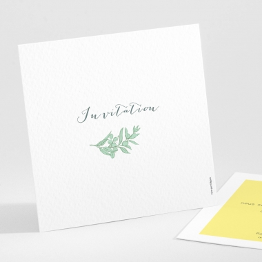 Carton d'invitation mariage Provence