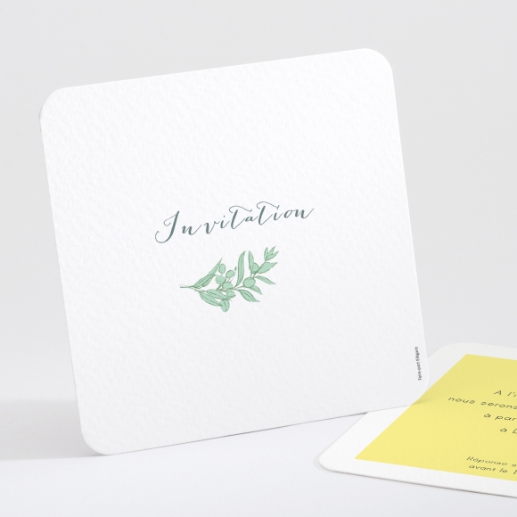 Carton d'invitation mariage Provence