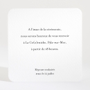 Carton d'invitation mariage Bordeaux