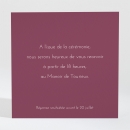 Carton d'invitation mariage Garden party