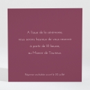 Carton d'invitation mariage Garden party