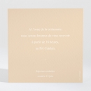 Carton d'invitation mariage Bohème chic