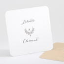 Carton d'invitation mariage Bohème chic