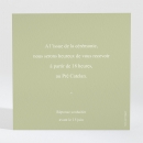Carton d'invitation mariage Bohème chic