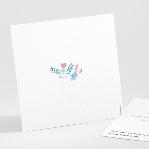 Carton d'invitation mariage Tendre Floraison