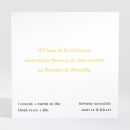 Carton d'invitation mariage Tendre Floraison