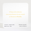 Carton d'invitation mariage Tendre Floraison