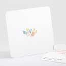 Carton d'invitation mariage Tendre Floraison