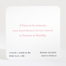 Carton d'invitation mariage Tendre Floraison