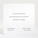 Carton d'invitation mariage Cherry cherry vif