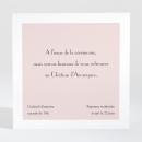 Carton d'invitation mariage Cherry cherry doré