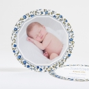 Faire-part de naissance Cadre original liberty