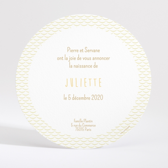 Faire-part de naissance Douce chouette