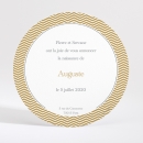 Faire-part de naissance Simple zigzag photo