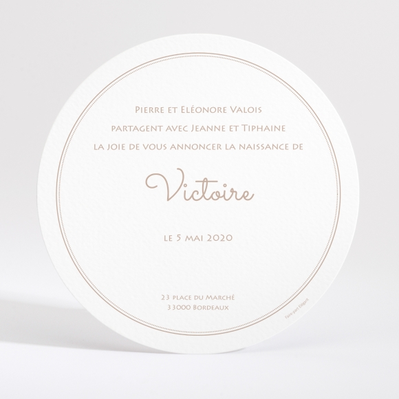 Faire-part de naissance Bébé planète