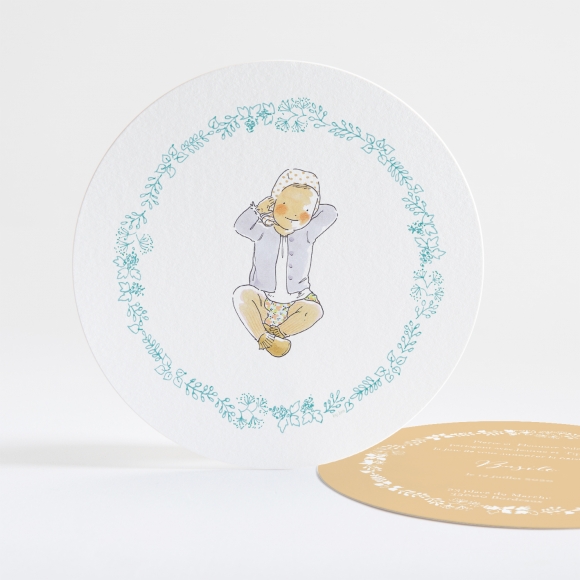 Faire-part de naissance Risette