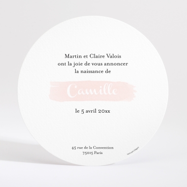 Faire-part de naissance tendresse