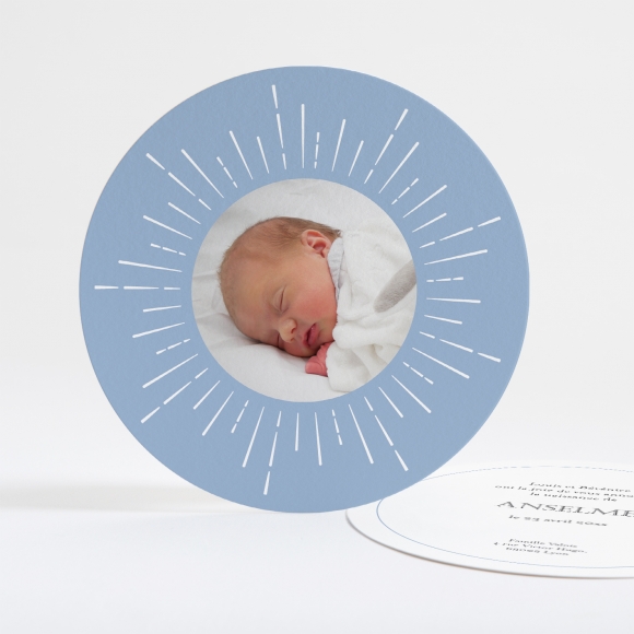 Faire-part de naissance Mon petit soleil rond