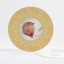 Faire-part de naissance Mon petit soleil rond