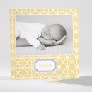 Faire-part de naissance Joli pattern