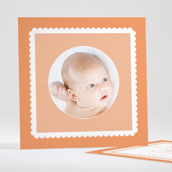 Faire-part de naissance Petit beurre