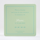 Faire-part de naissance Rayures croisées