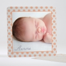 Faire-part de naissance Tapis de fleurs