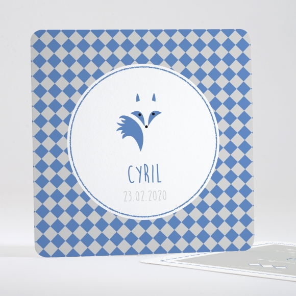 Faire-part de naissance Joli renard tendance