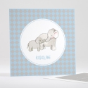 Faire-part de naissance Jolis éléphants tendance