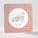 Faire-part de naissance Jolis éléphants tendance