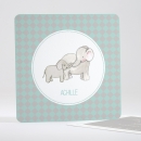 Faire-part de naissance Jolis éléphants tendance