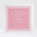 Faire-part de naissance Pattern cœur