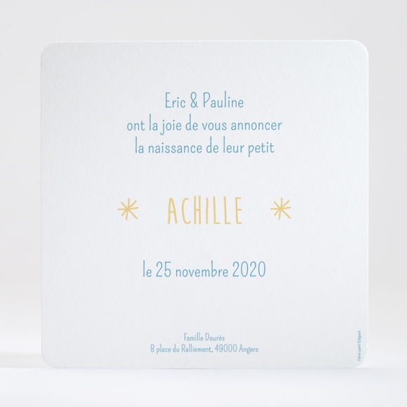 Faire-part de naissance Ballons et nœuds