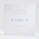 Faire-part de naissance Ballons et nœuds