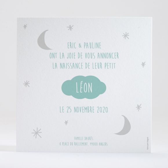 Faire-part de naissance Ciel étoilé