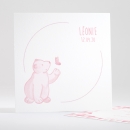 Faire-part de naissance Joli petit ours polaire