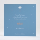 Faire-part de naissance Palmier simple