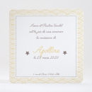 Faire-part de naissance Pattern tendance simple