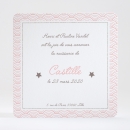 Faire-part de naissance Pattern tendance simple