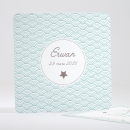 Faire-part de naissance Pattern tendance simple