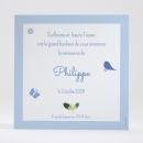 Faire-part de naissance Fleurs & animaux