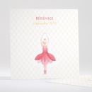 Faire-part de naissance Jolie ballerine simple