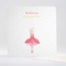 Faire-part de naissance Jolie ballerine simple