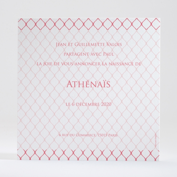 Faire-part de naissance Jolie ballerine simple